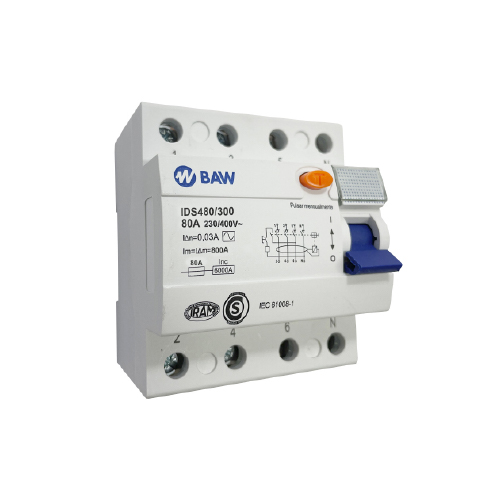 INTERRUP. DIFEREN. TETRAP. 80A. 300MA SELECTIVO AC